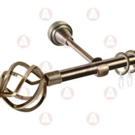 Карниз 1-рядный «Булава» D16 Гладкая Антик