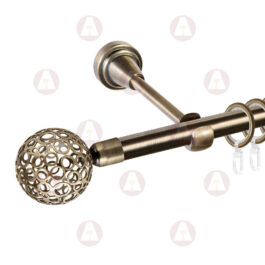 Карниз 1-рядный «Метеор» D16 Гладкая Антик