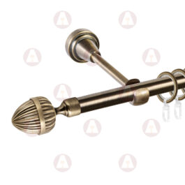 Карниз 1-рядный «Милано» D16 Гладкая Антик