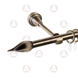 Карниз 1-рядный «Твист» D16 Гладкая Антик