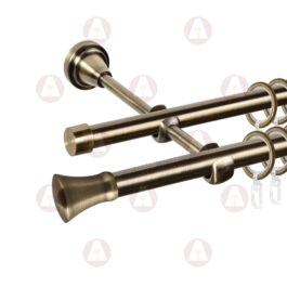 Карниз 2-рядный «Монако» D16 Гладкая Антик