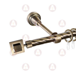 Карниз 1-рядный «Венето» D16 Крученая Антик