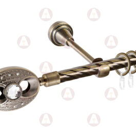 Карниз 1-рядный «Игнацио» D16 Крученая Антик