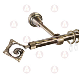 Карниз 1-рядный «Лабиринт» D16 Крученая Антик