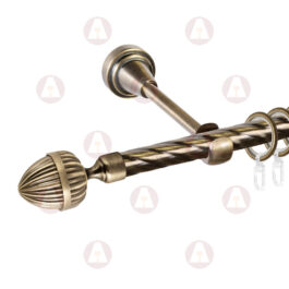 Карниз 1-рядный «Милано» D16 Крученая Антик