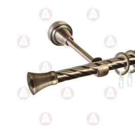 Карниз 1-рядный «Монако» D16 Крученая Антик