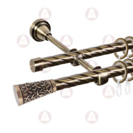 Карниз 2-рядный «Севилья» D16 Кр / Кр Антик