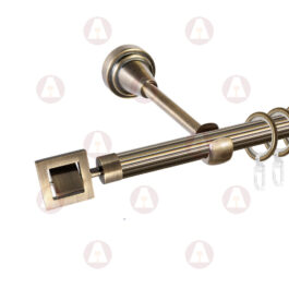 Карниз 1-рядный «Венето» D16 Рифленая Антик