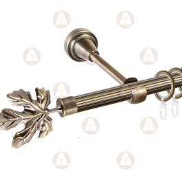 Карниз 1-рядный «Клён» D16 Рифленая Антик