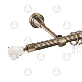 Карниз 1-рядный «Корона» D16 Рифленая Антик