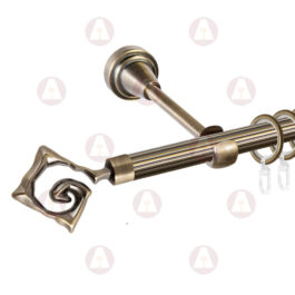 Карниз 1-рядный «Лабиринт» D16 Рифленая Антик