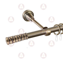 Карниз 1-рядный «Торино» D16 Крученая Антик