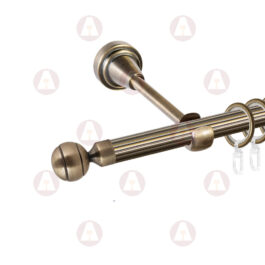 Карниз 1-рядный «Шар рифленый» D16 Рифленая Антик