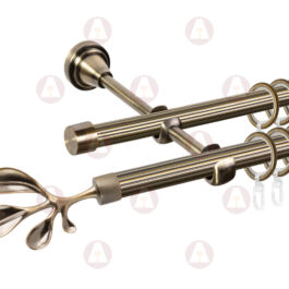 Карниз 2-рядный «Баваро» D16 Риф / Риф Антик