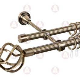 Карниз 2-рядный «Булава» D16 Риф / Риф Антик