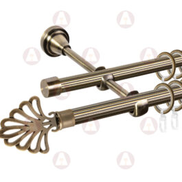 Карниз 2-рядный «Веер» D16 Риф / Риф Антик