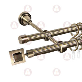 Карниз 2-рядный «Венето» D16 Риф / Риф Антик