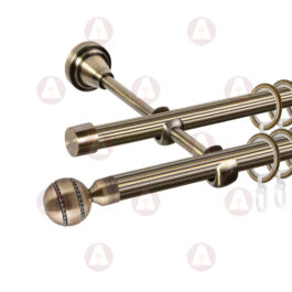 Карниз 2-рядный «Денвер» D16 Риф / Риф Антик