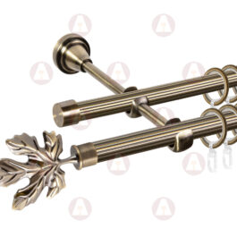 Карниз 2-рядный «Клён» D16 Риф / Риф Антик