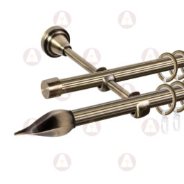 Карниз 2-рядный «Твист» D16 Риф / Риф Антик