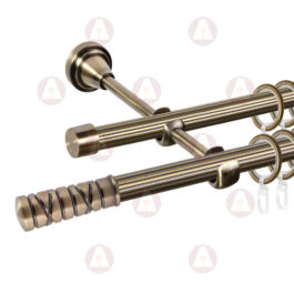 Карниз 2-рядный «Торино» D16 Риф / Риф Антик