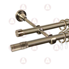 Карниз 2-рядный «Цилиндр» D16 Риф / Риф Антик