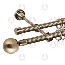 Карниз 2-рядный «Шар простой» D16 Риф / Риф Антик