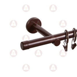 Карниз 1-рядный «Заглушка» D19 Гладкая Шоколад
