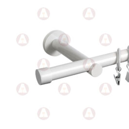 Карниз 1-рядный «Заглушка» D19 Гладкая Белый