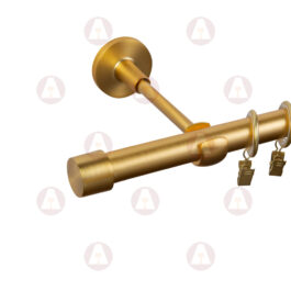 Карниз 1-рядный «Заглушка» D19 Гладкая Матовой Золото