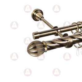 Карниз 2-рядный «Тапас» D25 Кр / Гл Антик