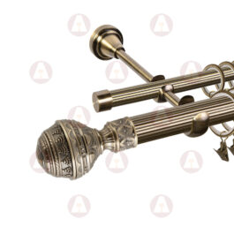 Карниз 2-рядный «Ампир» D25 Риф / Риф Антик