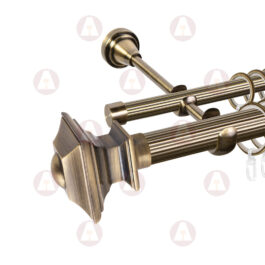 Карниз 2-рядный «Верди» D25 Риф / Риф Антик