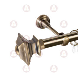 Карниз 1-рядный «Верди» D25 Гладкая Антик