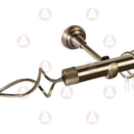 Карниз 1-рядный «Волна» D25 Гладкая Антик