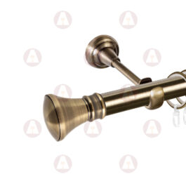 Карниз 1-рядный «Колокол» D25 Гладкая Антик