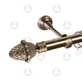 Карниз 1-рядный «Магнолия» D25 Гладкая Антик