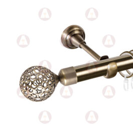 Карниз 1-рядный «Метеор» D25 Гладкая Антик