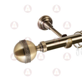 Карниз 1-рядный «Таврика» D25 Гладкая Антик