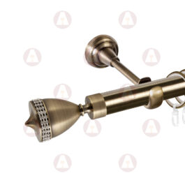 Карниз 1-рядный «Этерния» D25 Гладкая Антик