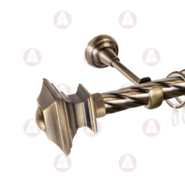 Карниз 1-рядный «Верди» D25 Крученая Антик