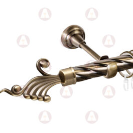 Карниз 1-рядный «Фантазия» D25 Крученая Антик