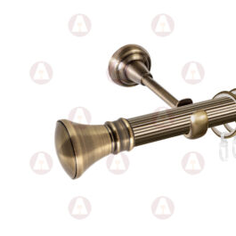 Карниз 1-рядный «Колокол» D25 Рифленая Антик