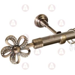 Карниз 1-рядный «Ромилда» D25 Рифленая Антик