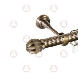 Карниз 1-рядный «Тапас» D25 Рифленая Антик