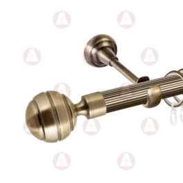 Карниз 1-рядный «Триест» D25 Рифленая Антик