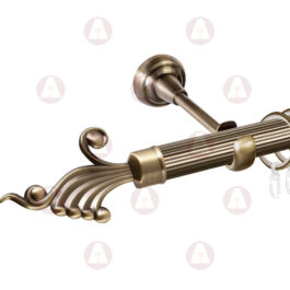 Карниз 1-рядный «Фантазия» D25 Рифленая Антик