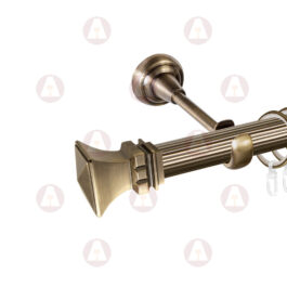 Карниз 1-рядный «Эмпория» D25 Рифленая Антик