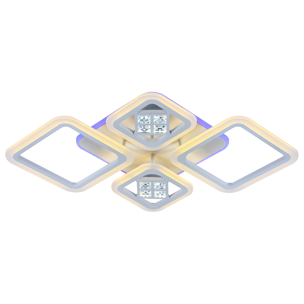 5377d328319cf968d6b80a43ac4a1853 18024/2+2 WHT Светодиодная люстра