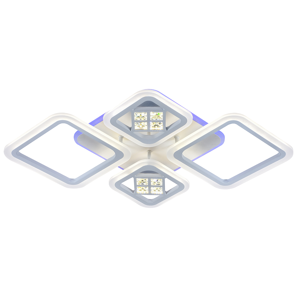 72359ffc574f31810b8edf3e04915d24 18024/2+2 WHT Светодиодная люстра